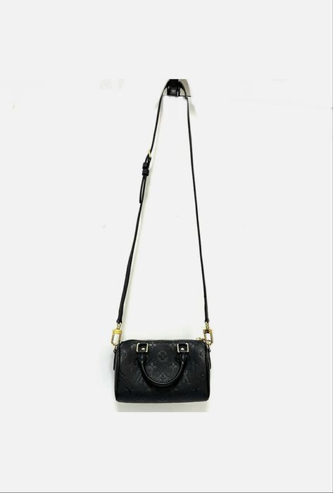 Geanta LV Nano Speedy 16cm  piele naturala