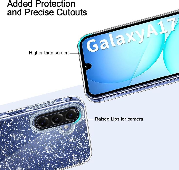 Блестящ кейс glitter case за samsung galaxy a17