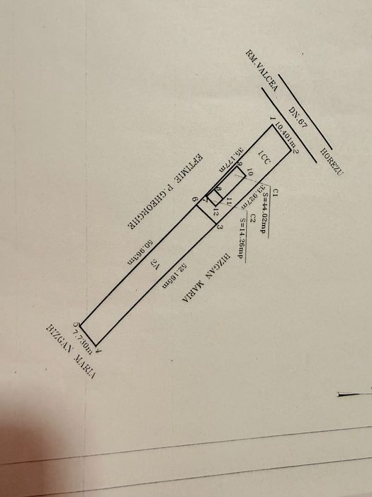 Teren intravilan si casa de vanzare – Copacelu, Ramnicu Valcea, DN 67