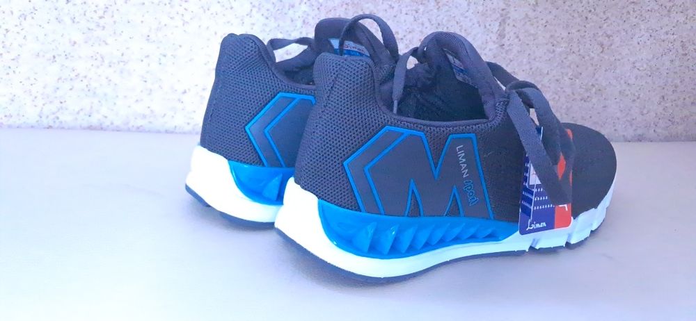 Кроссовки синий серый