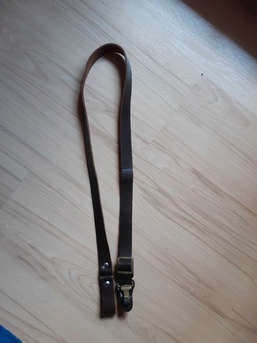 Ремък (портурей) за военен колан, ест.кожа неизползван