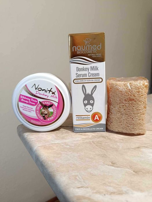 Комплект Крем За Лице,+Серум За Лице +Сапун За Лице От Магерешко Мляко