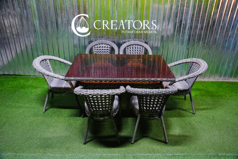 Ротанговая мебель для сада, дома, кафе, бани