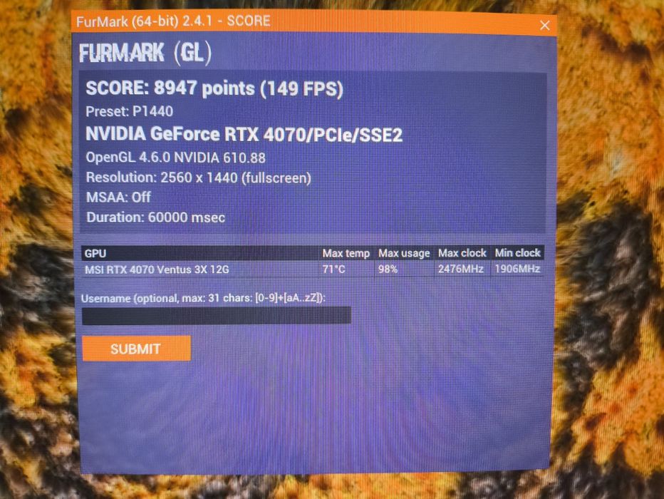 RTX 4070 Ventus 3x 12GB