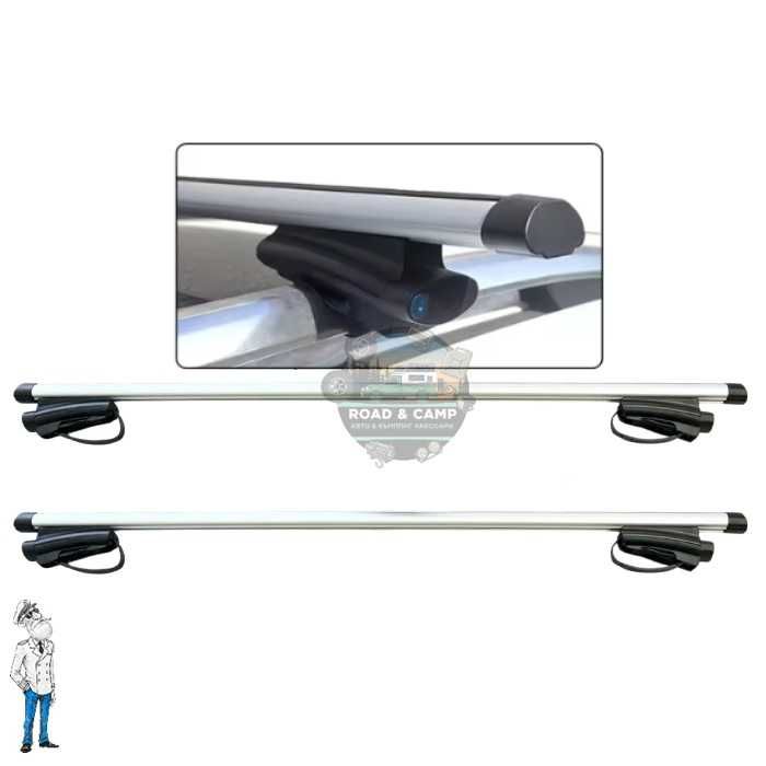 Напречни греди за кола, SUV и джип, 120см, алуминиеви, 2БР