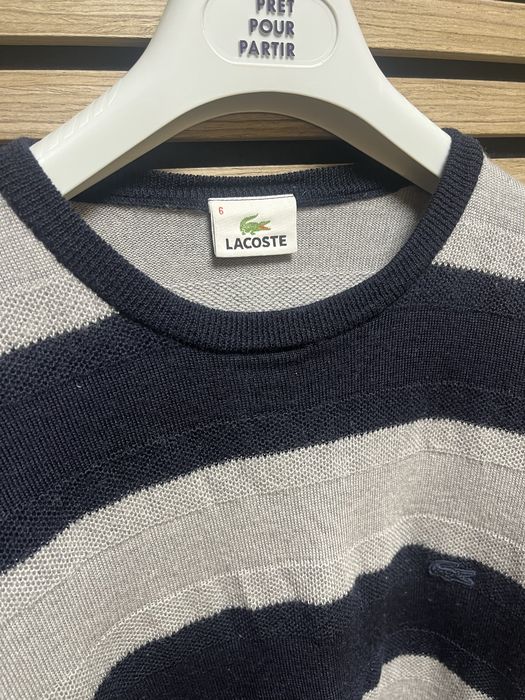 LACOSTE : вълнен пуловер размер Л / Оригинал