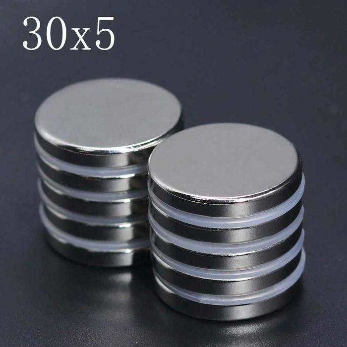 30x5mm неодимов МАГНИТ N52, сила 12кг