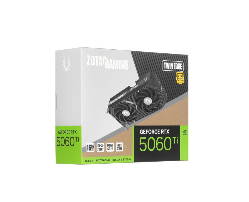- Видеокарта Zotac GAMING GeForce RTX 5060 Ti Twin Edge 16GB