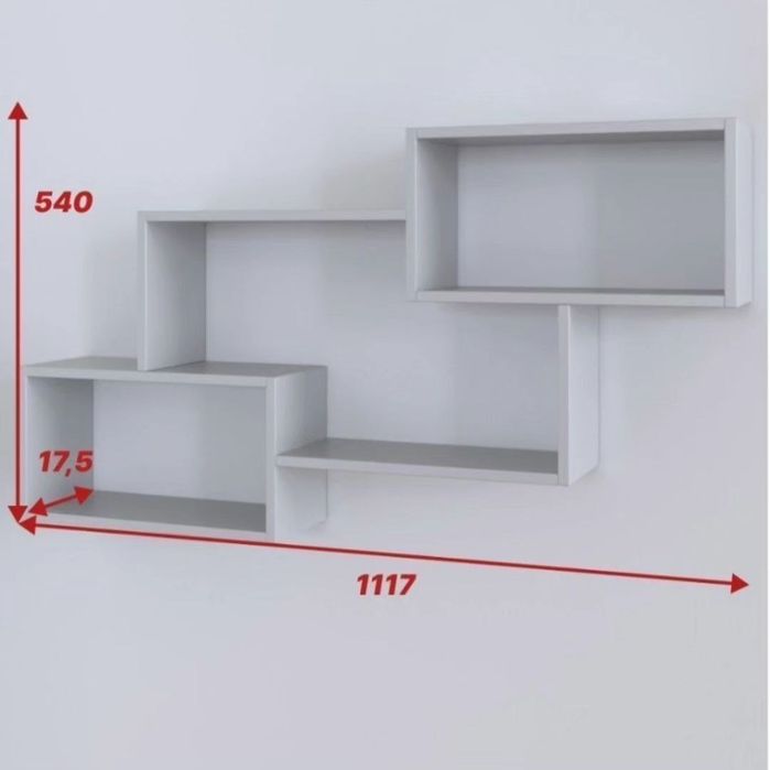Полка настенная для салон мебели для офиса
