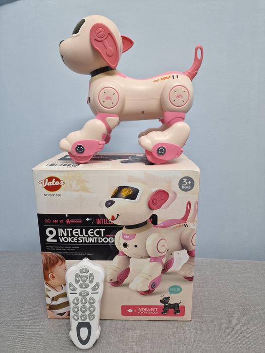 Caine Jucarie RoboDog Intellect voice stunt dog 2