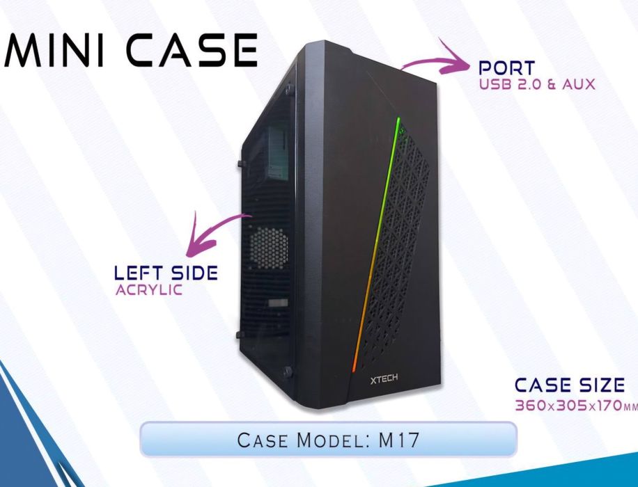 Новые от X-TECH -  в коробке кейсы с RGB cooler. 4 FAN