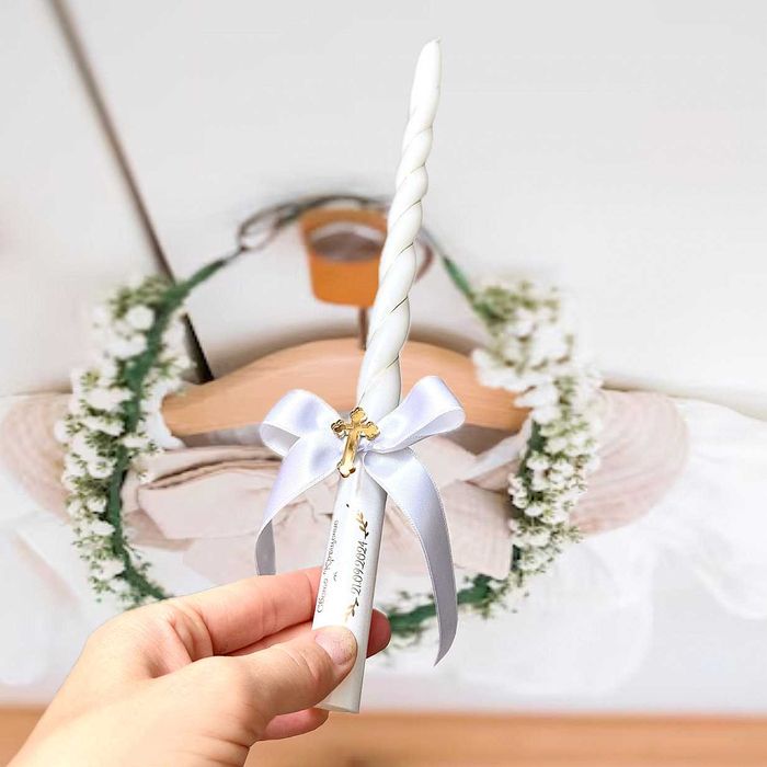 Комплект за Кръщене Свето Кръщение кутии, Свещи за Кръщене, Сапунче