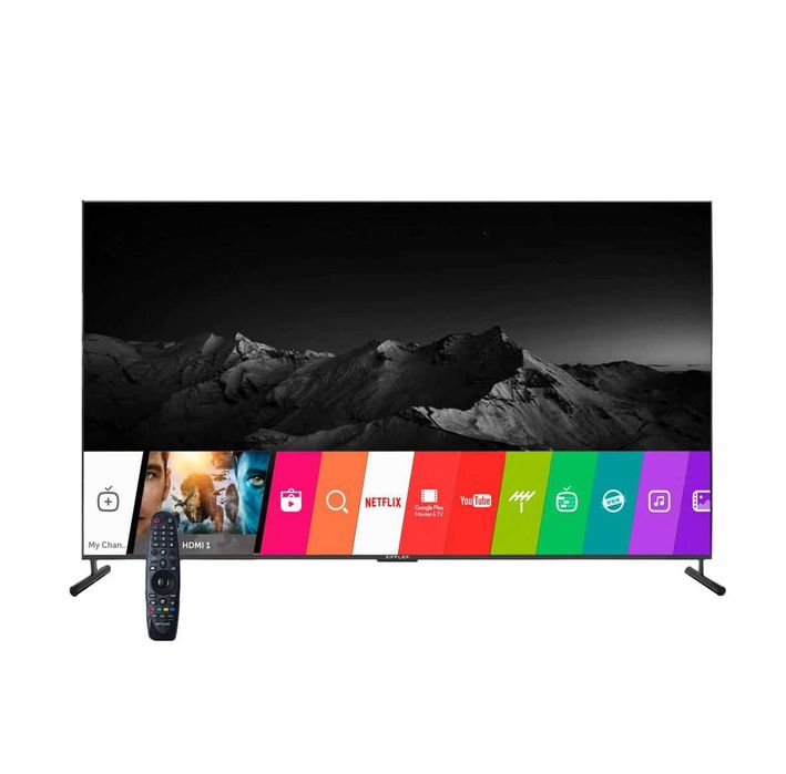Телевизор Ziffler 43/55/65/75 4K UHD Smart TV Megic Remote доставка