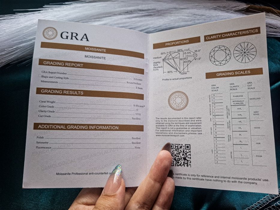 Cercei rotunzi cu moissanite