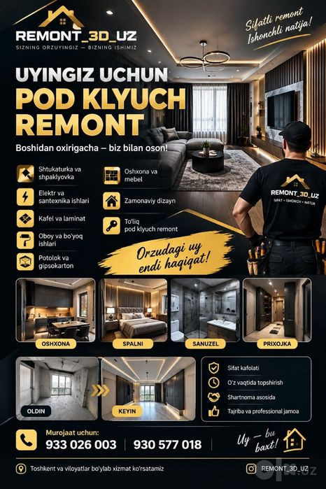 Padkuluch remont uy