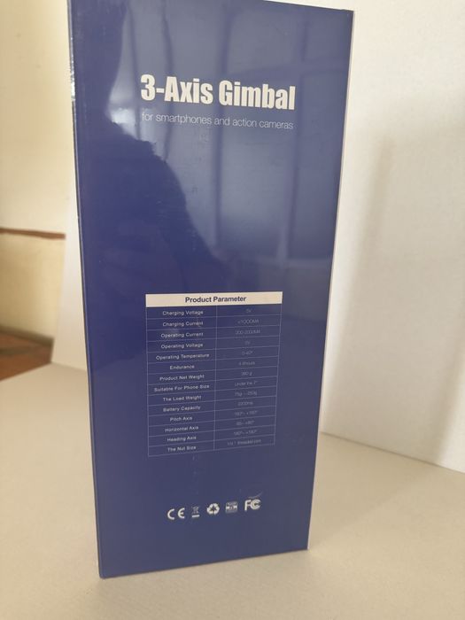 Gimbal 3 axe stabilizator telefon si camera actiune