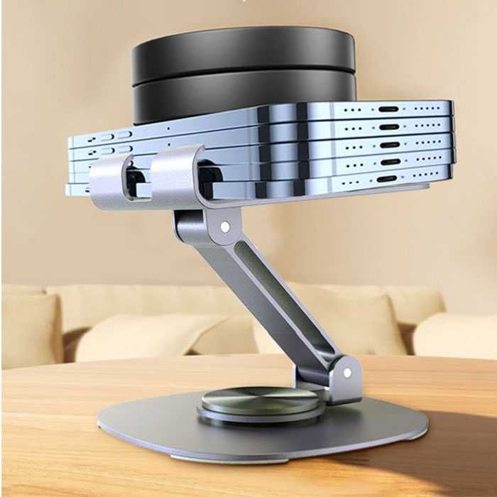 Метална Поставка за телефон, регулируема по височина, 360 завъртане