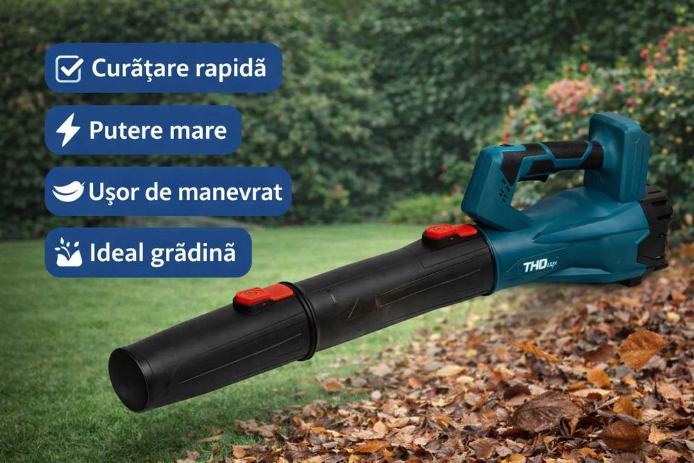 Suflanta frunze THO pe acumulator puternica usoara