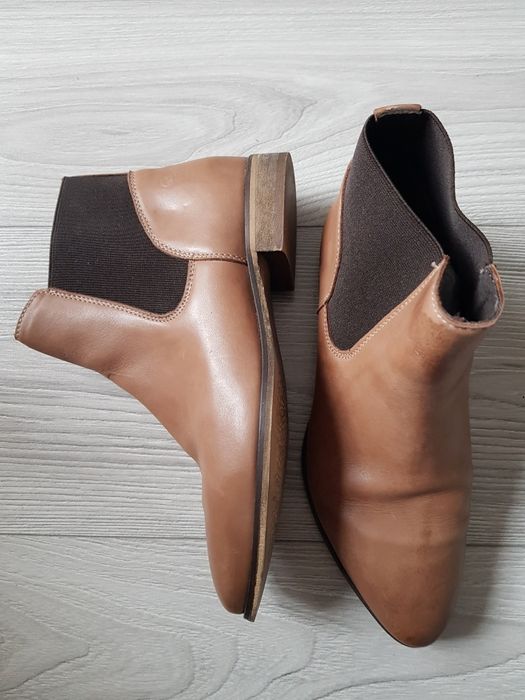 Vand Botine din piele moale Napo