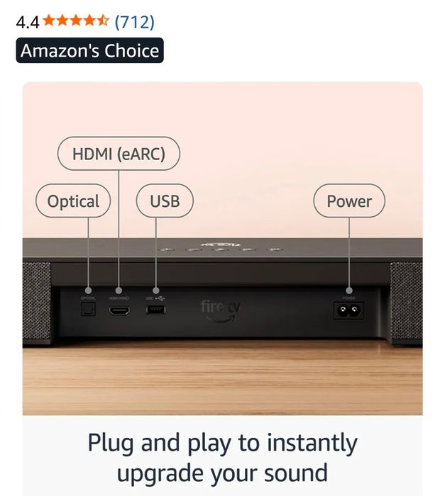Саундбар Amazon fire sound bar + plus ( Dolby Atmos & DTS X)