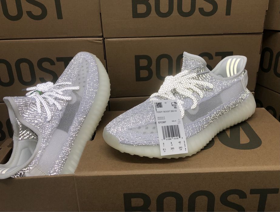 Yeezy 350 V2  Static Reflect - Static White Reflect Yeezy 350