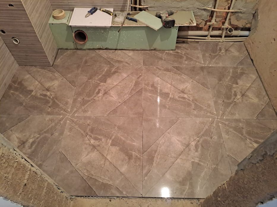 Укладка кафеля керамогранит