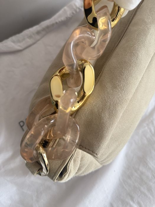 Patrizia Pepe чанта естествен велур нова