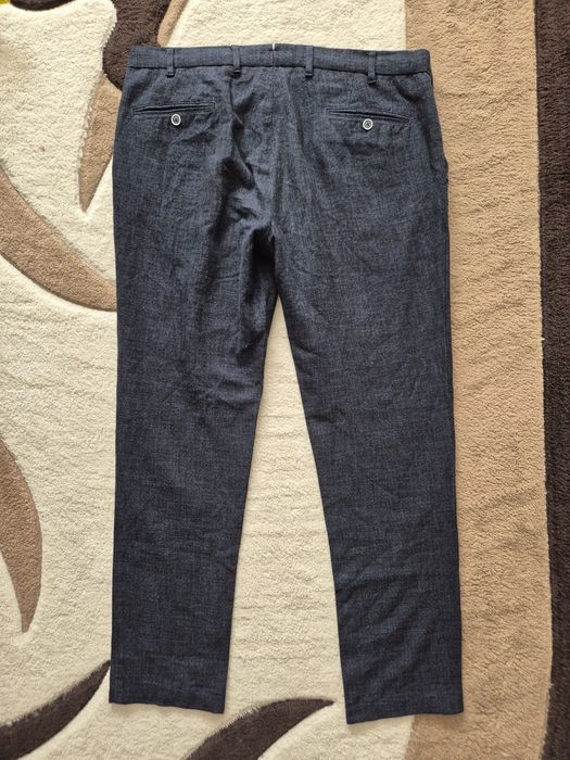 Pantaloni de Lux L.B.M. 1911 Lubiam, Bumbac & Lână, Slim Fit, Bărbați, 54 R (Fit 52 - XL)