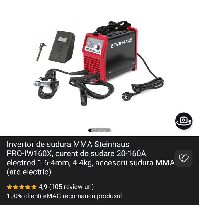 Invertor Sudura MMA + Masca Sudura