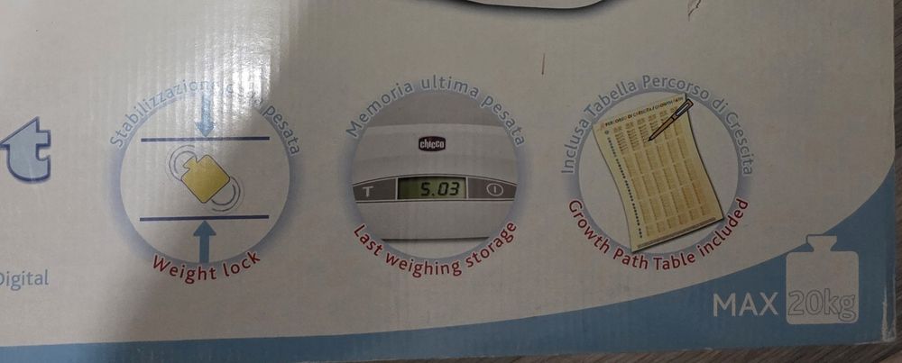 Продам весы для новорожденных детей. Бренд Chicco.
