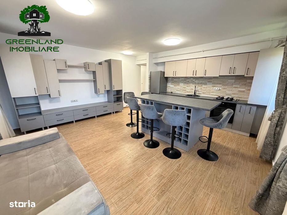 Apartament 3 camere, 2 bai, mobilat, BLOC NOU, Centru - Palas