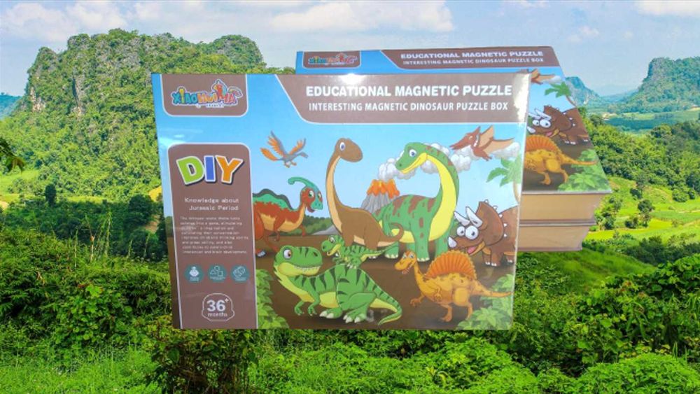 Намалена цена! Дигитална дървена кутия с магнити на ферма