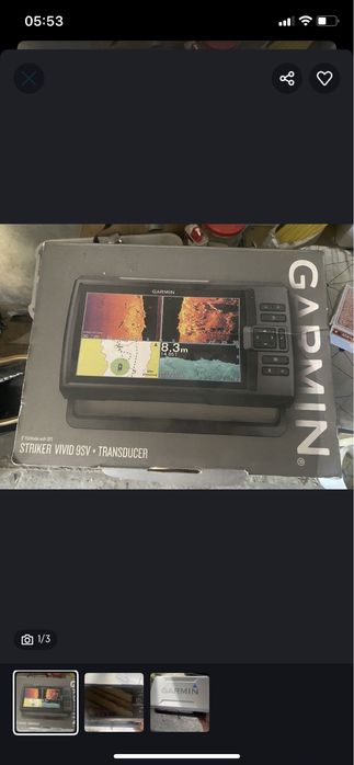 Продам эхолот Garmin straiker vivid 9sv