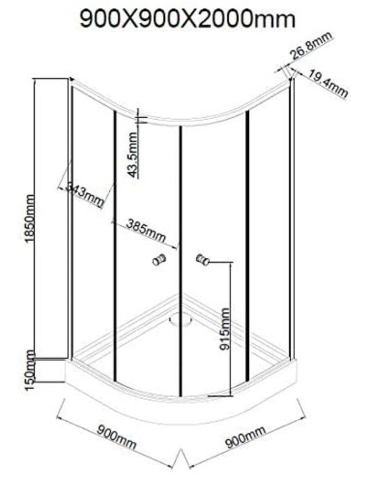 MARWELL Душ кабина