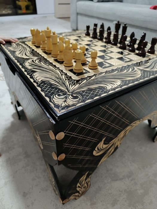 Игровой столик нарды шахматы