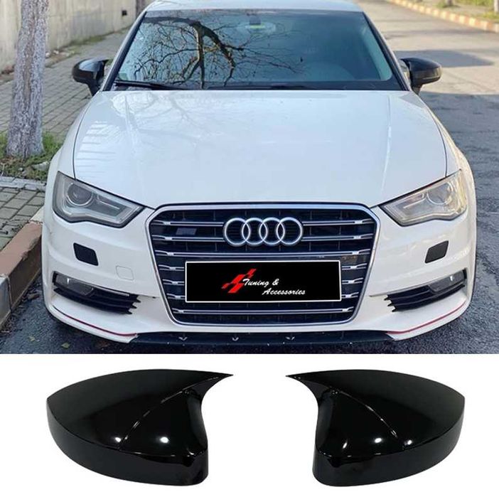 Капаци за огледала Батман, тунинг решетки за прозорци BMW GOLF Batman