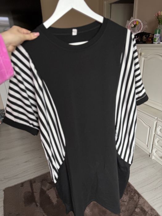 Rochie alb negru XXL