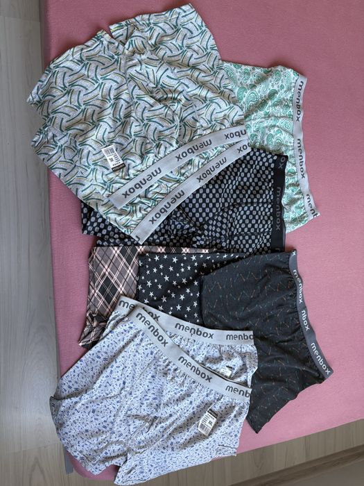 12 броя чисто нови памучни боксери