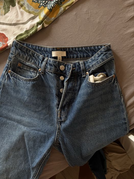 Широки дънки H&M 36 размер висока талия