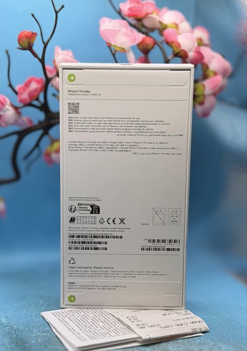 НОВ!!! Apple iPhone 17 Pro Max, 512GB, 5G, Deep Blue