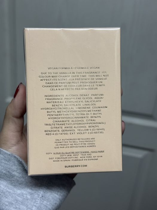 Burberry goddess edp