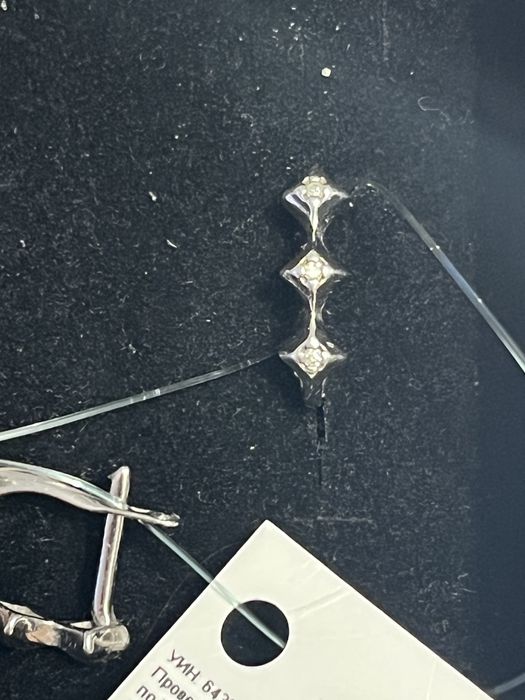 Новые Серьги Серебро 925