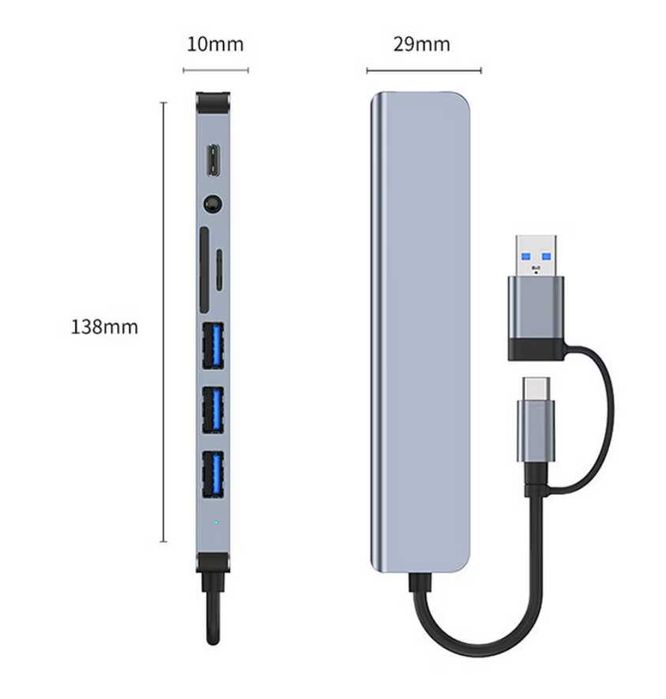 Hub USB-C 8-in-1