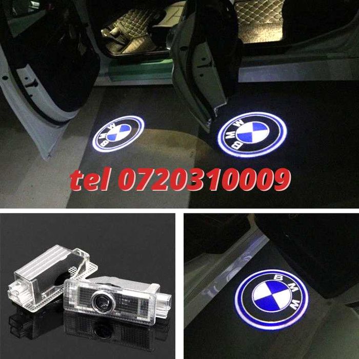 Set De 2 Proiectoare 3D Logo BMW LED Portiere Usi