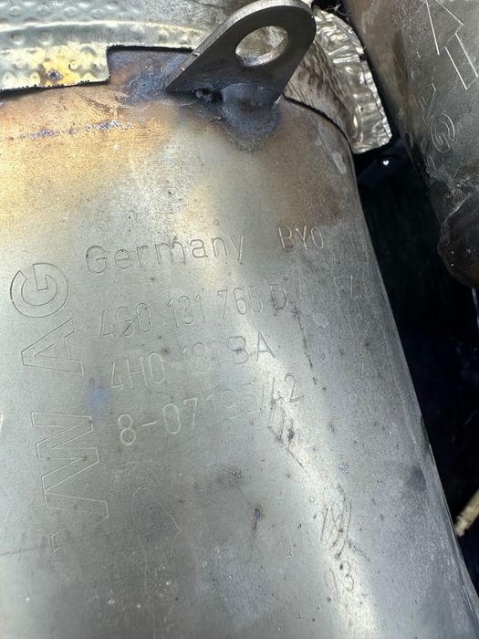 4G0131765D 4H0181BA ОРИГИНАЛЕН DPF ЗА AUDI A6 A8 Q7 A4 4G 3.0TDI (367)