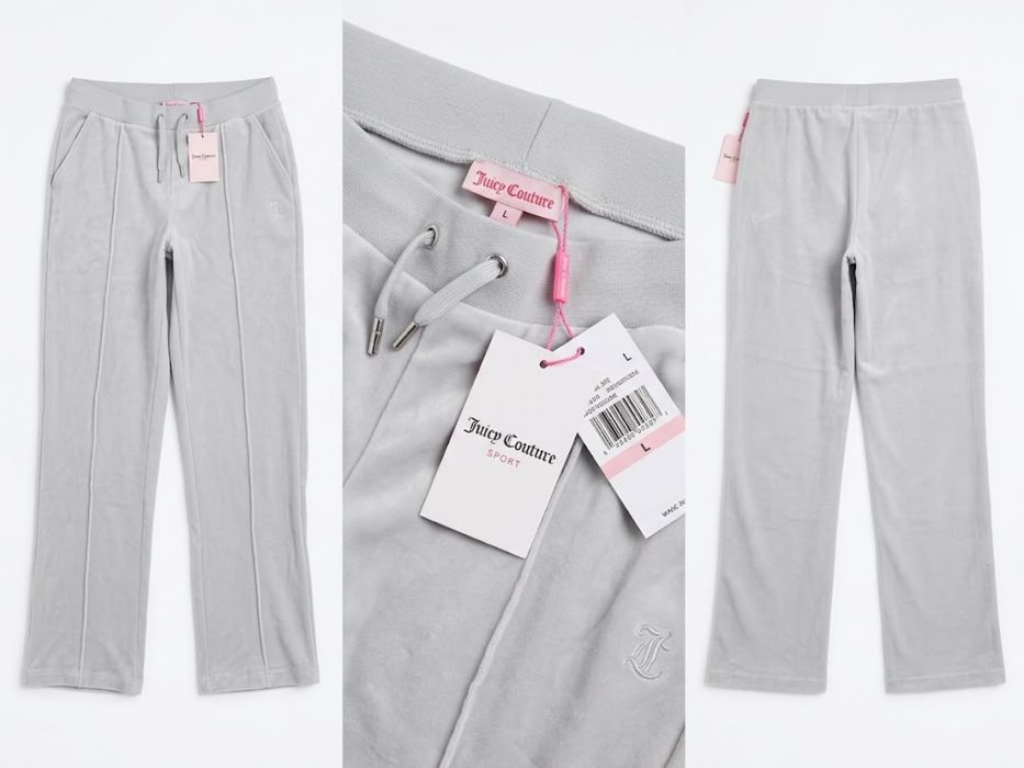 Pantaloni de trening Juicy Couture Velour (Noi cu etichetă, Mărimea L)