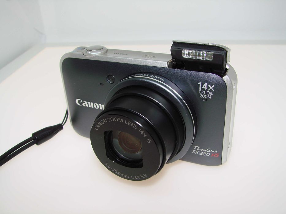 Canon PowerShot SX220 страхотна дигитална камера компактен фотоапарат