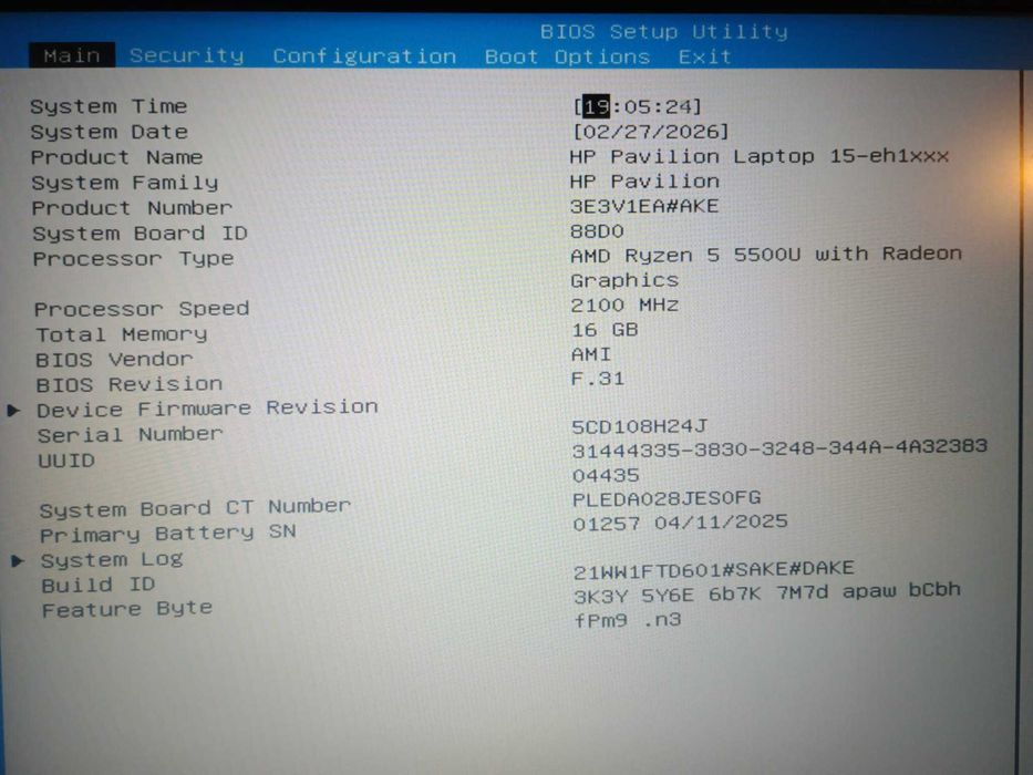 Laptop HP Pavilion 15-eh1022nq