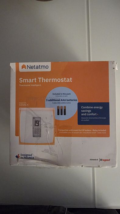 Termostat Netatmo + releu – complet, disponibile mai multe bucăți