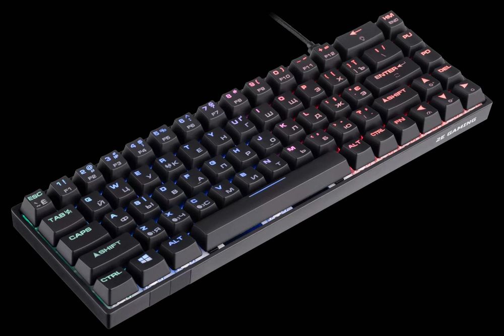 Игровая клавиатура 2E Gaming KG380 RGB  Gateron | BLUE Switch WL BLACK
